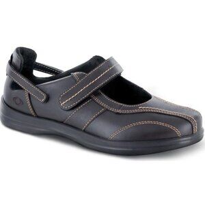 Apex Women's Petals Jane Leather Sneakers - 6 X-Wide
